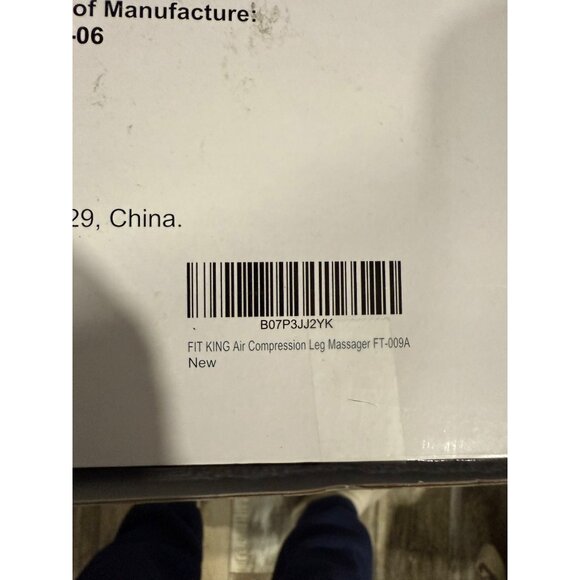 FIT KING Air Compression Leg Massager FT-009A With 2 Modes & 3 Intensities For P - Picture 5 of 7